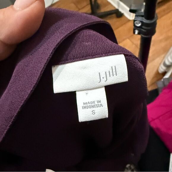 J. Jill Purple Button Down Shirt - Picture 10 of 11